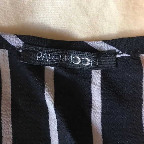 Papermoon by Stitchfix Striped Tie Dolman Top - Picture 5 of 6